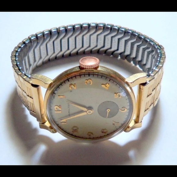 Rare Hamilton Nielsen 1950s 14K GF Vintage Watch - Picture 3 of 6